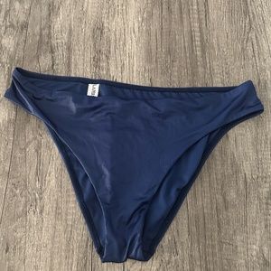 LA PERLA NAVY DARK BLUE BIKINI BOTTOMS SIZE 46